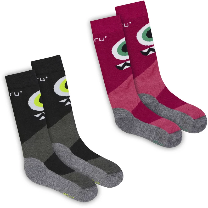 Kinderen Ski 2-Pack Sokken 1 Kinderen Ski 2-Pack Sokken