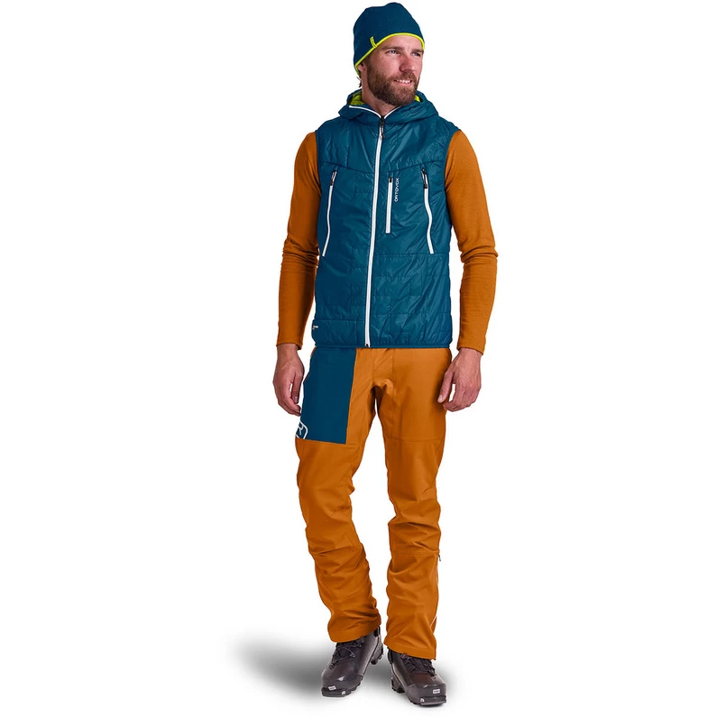 Ortovox Heren Swisswool Piz Boè Bodywarmer 2 Ortovox Heren Swisswool Piz Boè Bodywarmer - Afbeelding 2