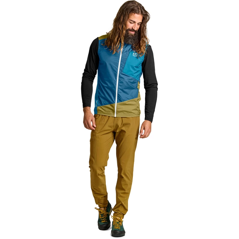 Ortovox Heren Windbreaker Bodywarmer 2 Ortovox Heren Windbreaker Bodywarmer - Afbeelding 2