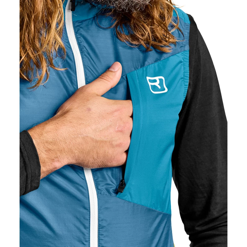 Ortovox Heren Windbreaker Bodywarmer 4 Ortovox Heren Windbreaker Bodywarmer - Afbeelding 4